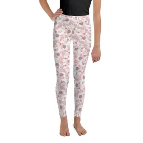 Pink & Taupe Leggings