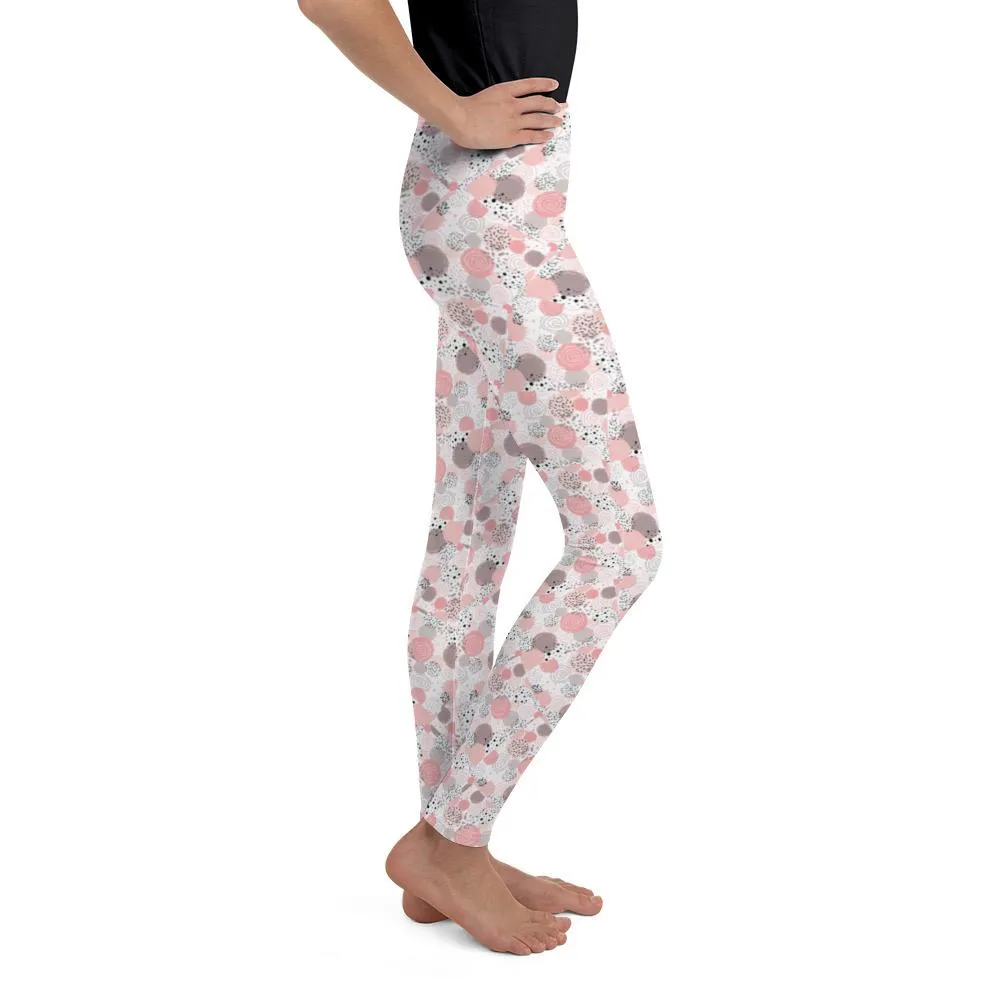 Pink & Taupe Leggings