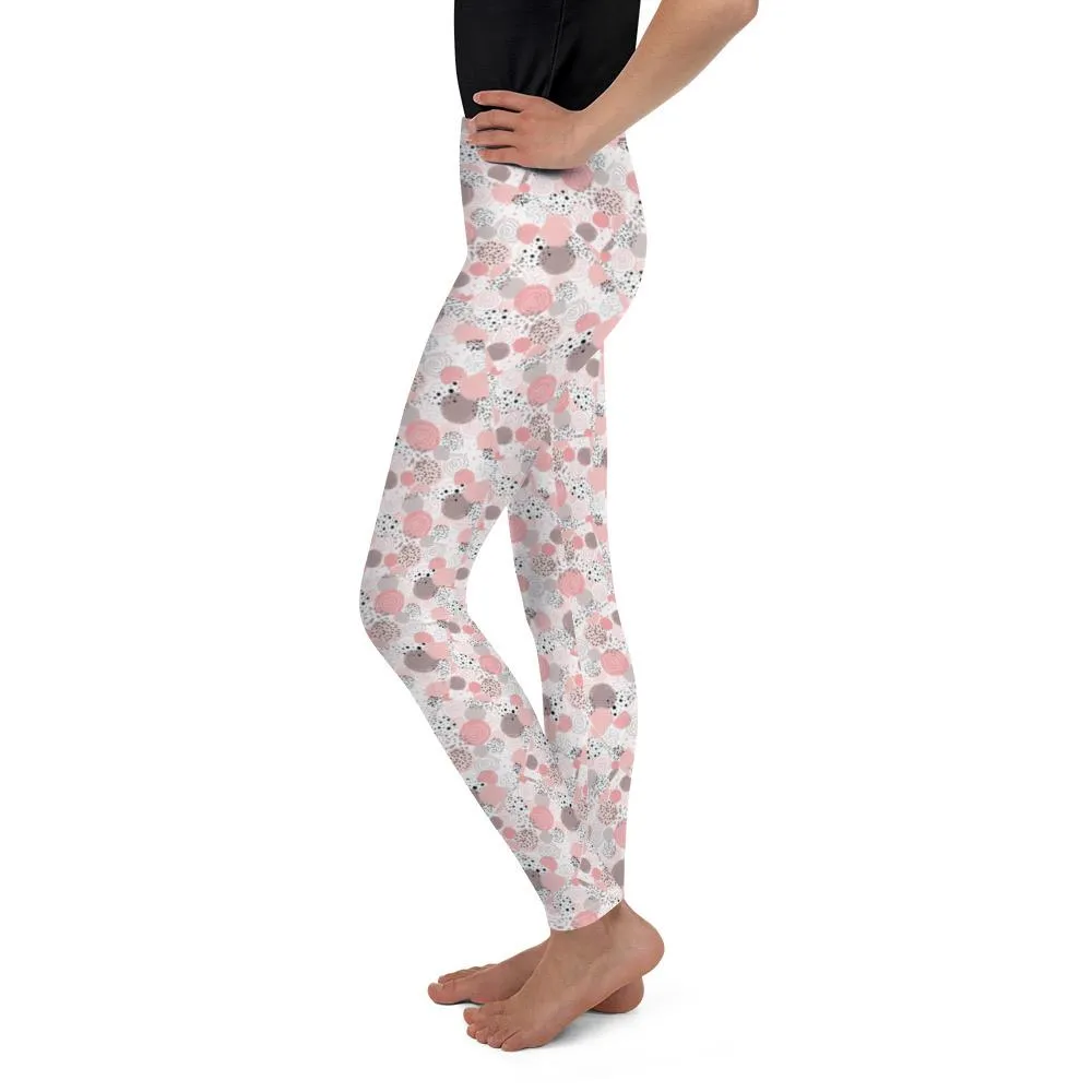 Pink & Taupe Leggings