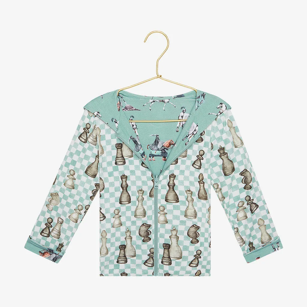 Posh Peanut Long Sleeve Reversible Jacket in Wallace