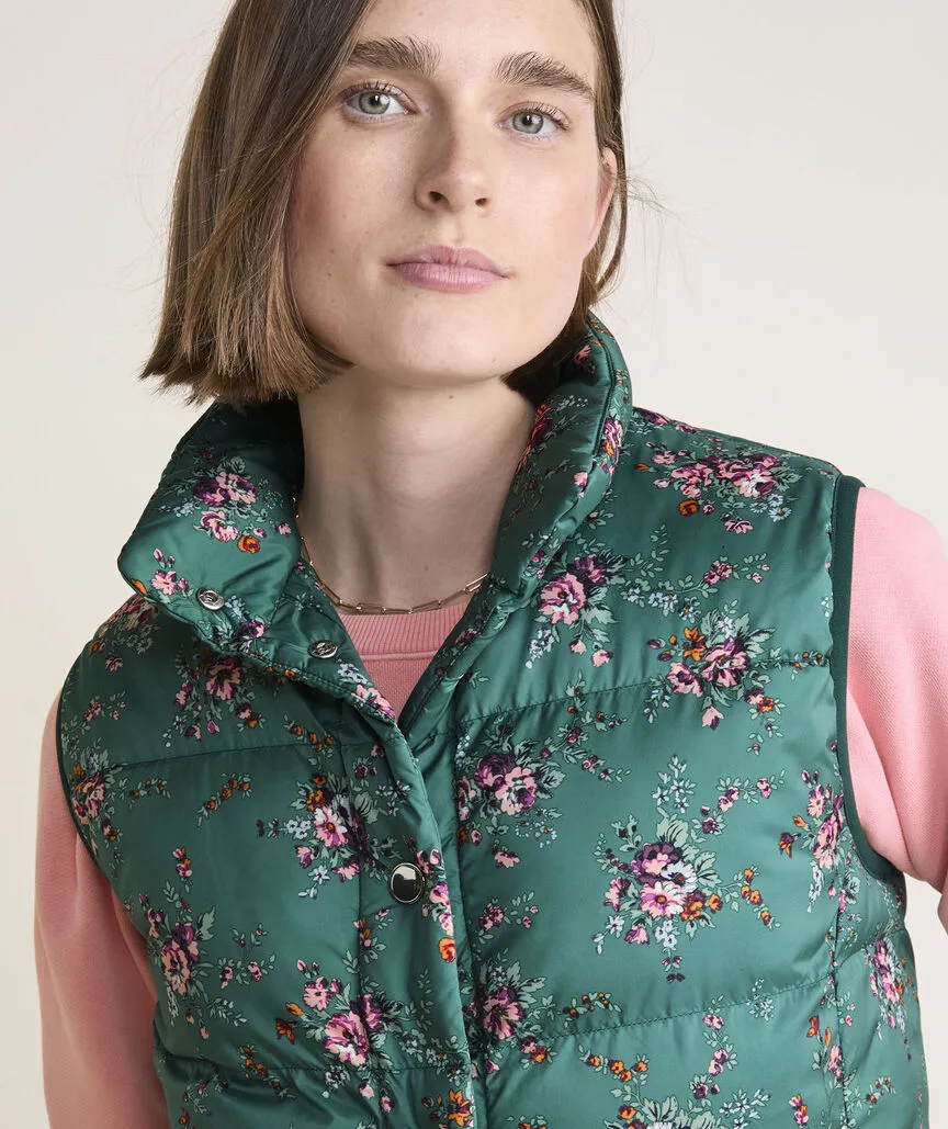 Puffer Vest in Janet Floral