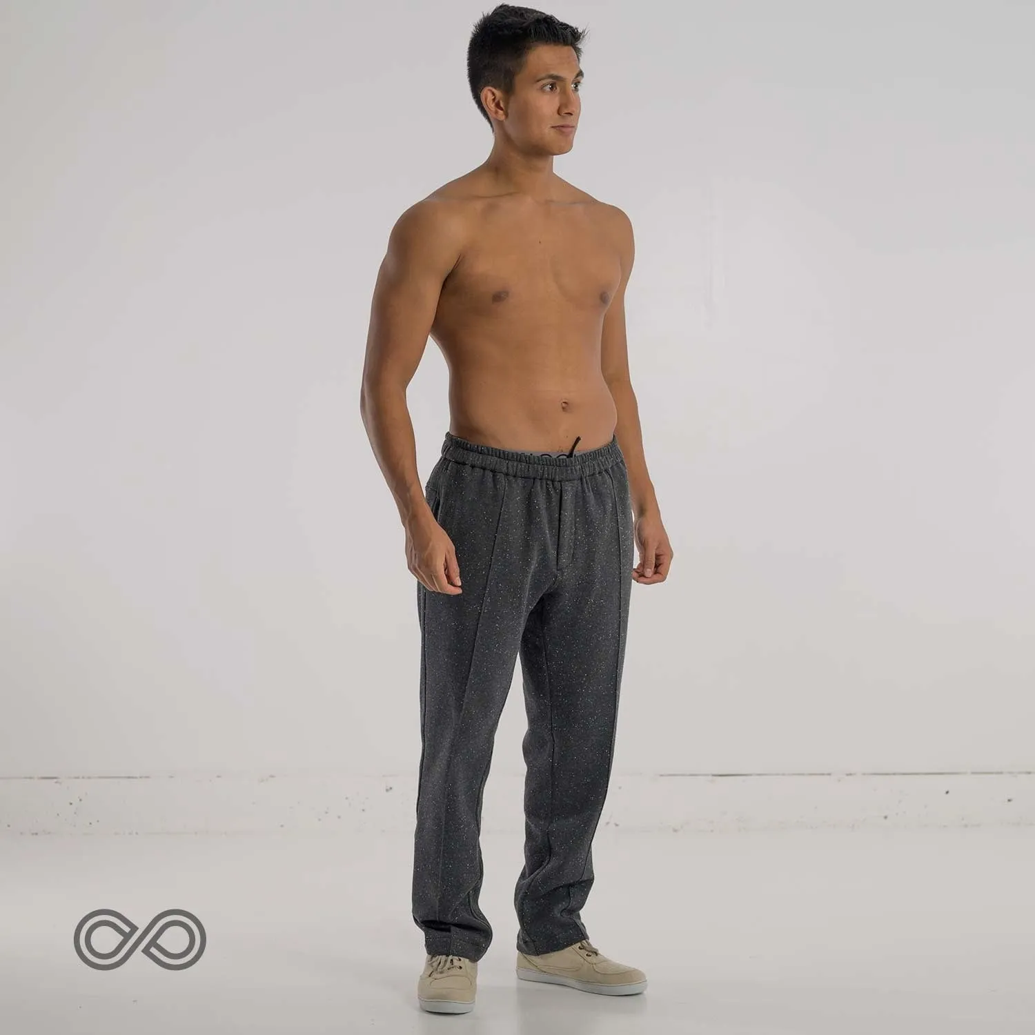 REDMOND 100% Organic Cotton Fleece Flex Waist Jogger Pants (Organic Cotton Thread, Plastic-Free Coconut Button)