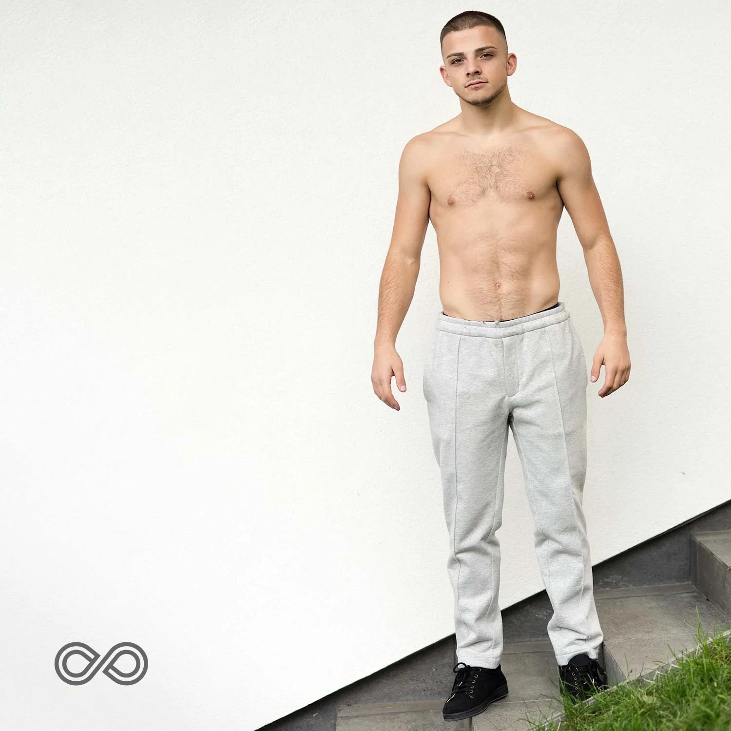 REDMOND 100% Organic Cotton Fleece Flex Waist Jogger Pants (Organic Cotton Thread, Plastic-Free Coconut Button)