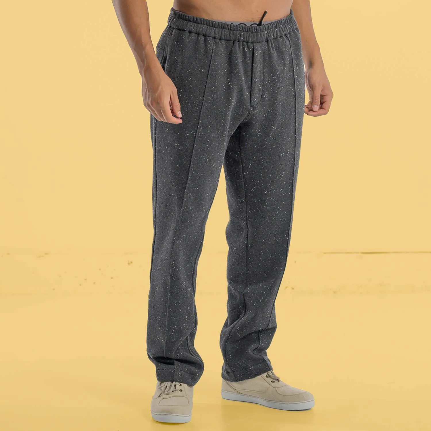 REDMOND 100% Organic Cotton Fleece Flex Waist Jogger Pants (Organic Cotton Thread, Plastic-Free Coconut Button)