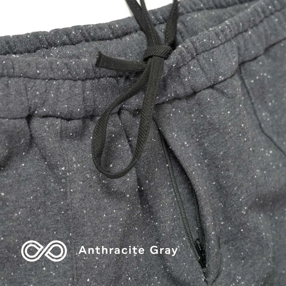 REDMOND 100% Organic Cotton Fleece Flex Waist Jogger Pants (Organic Cotton Thread, Plastic-Free Coconut Button)