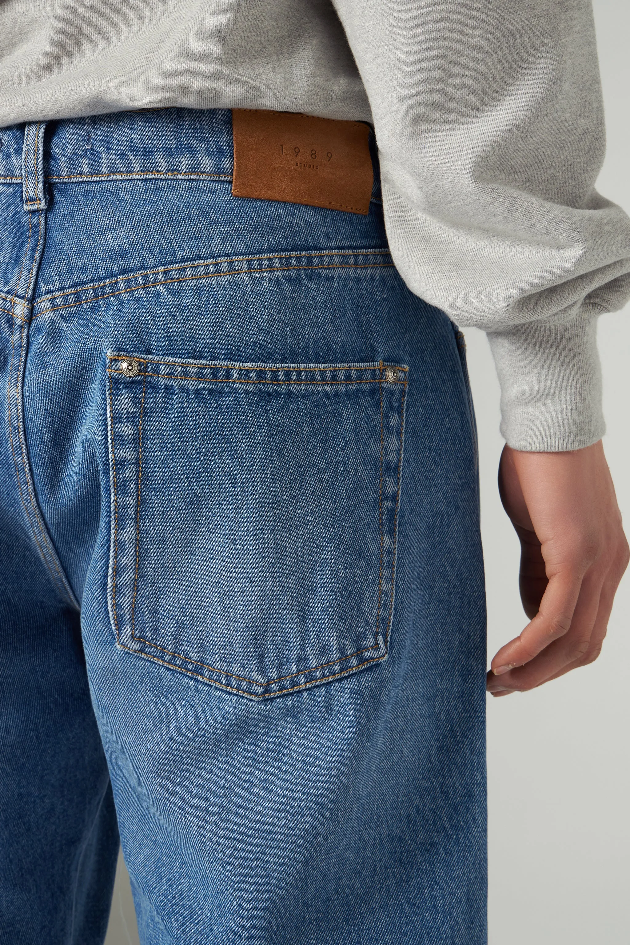 Regular Denim Pants