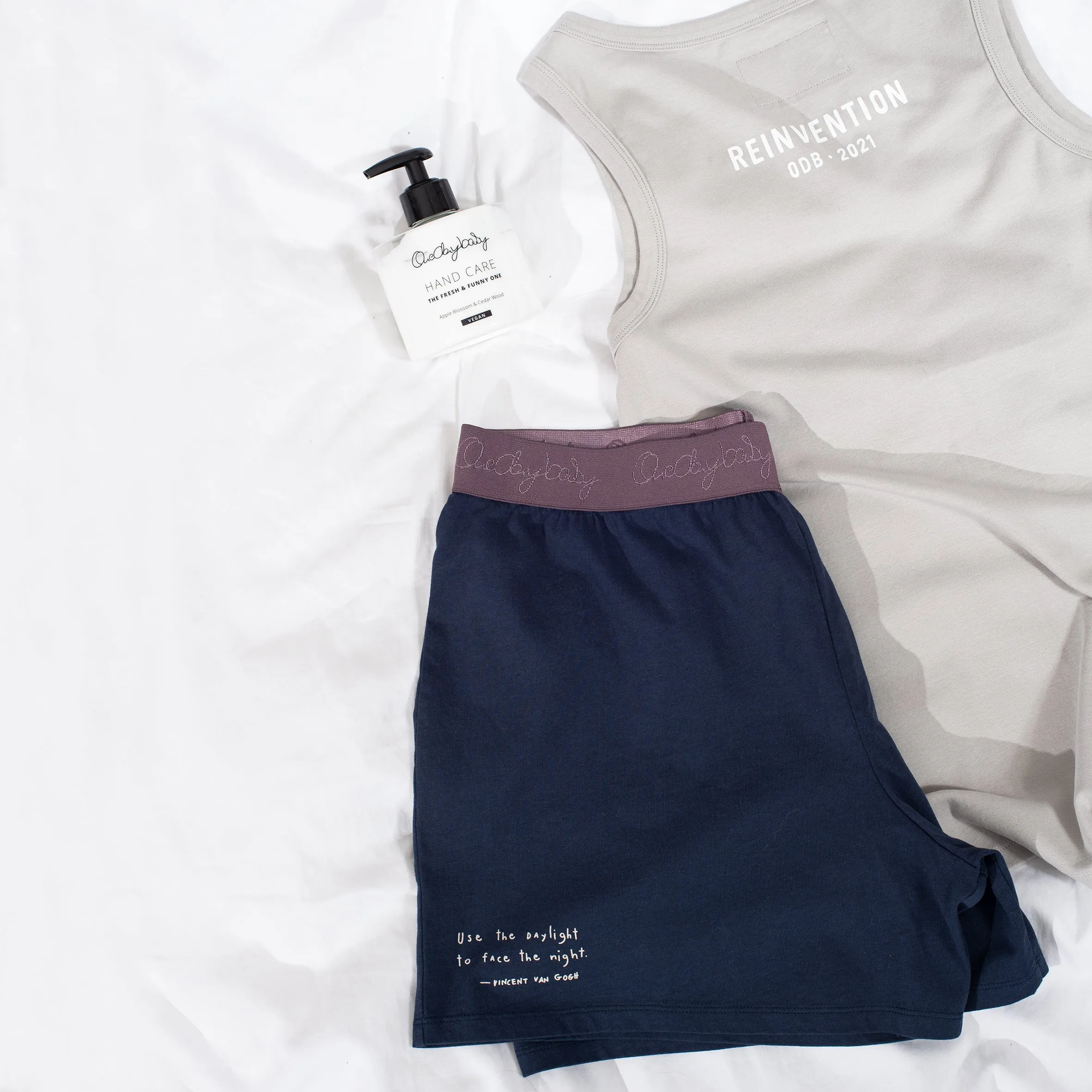 SALE - sleepy Pyjama Short, navy blue