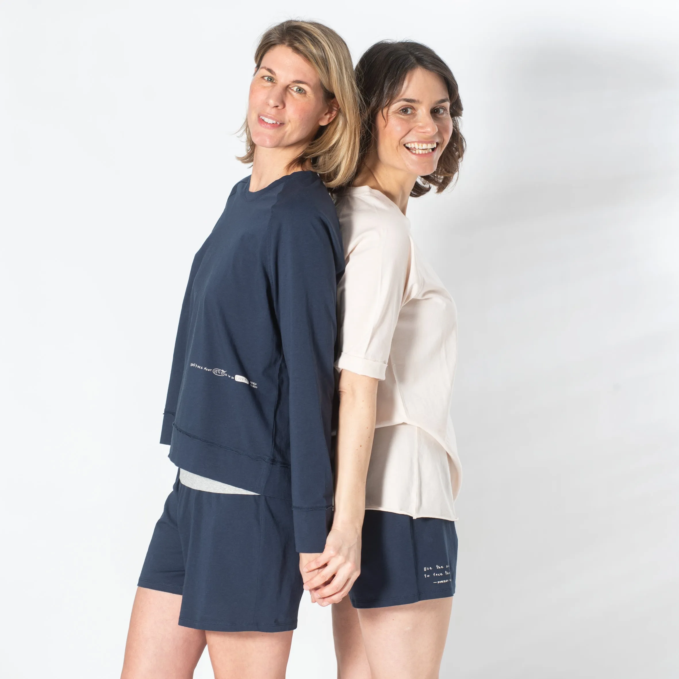 SALE - sleepy Pyjama Short, navy blue