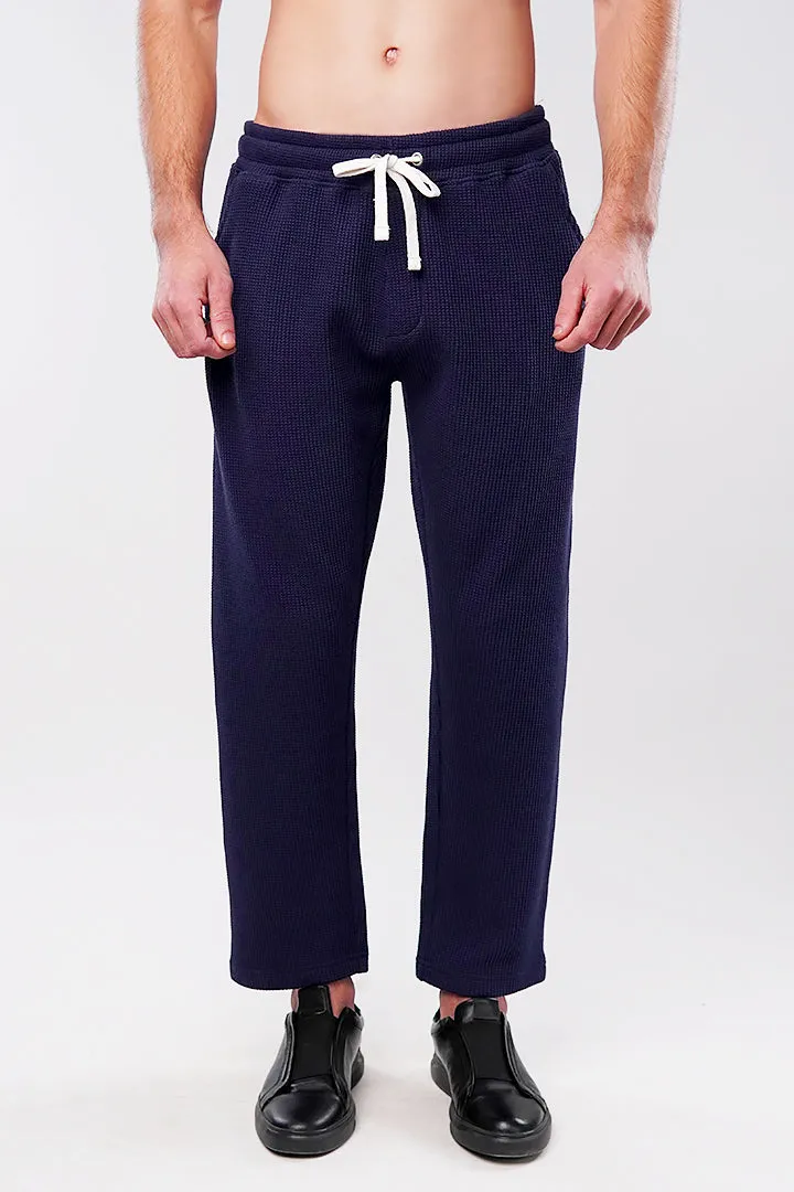 Thermal Jogger Pants - Navy Blue