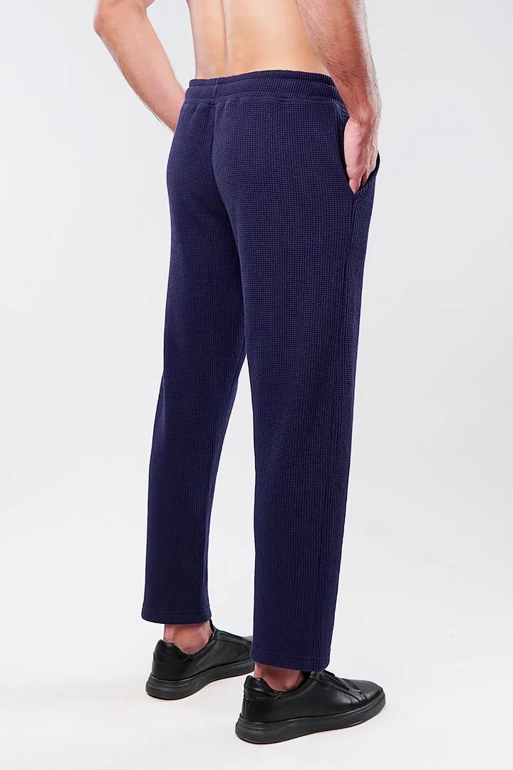 Thermal Jogger Pants - Navy Blue