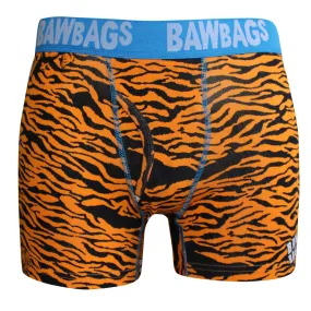 Tiger Cotton Boxer Shorts - Orange