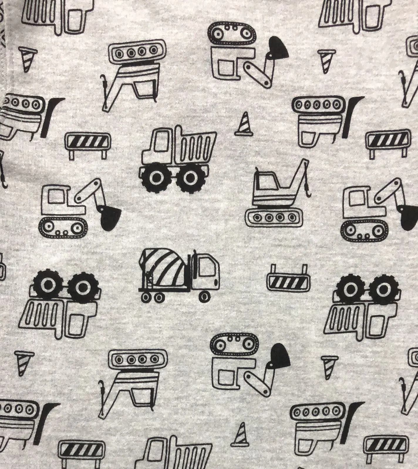 Truck Fleece Hoodie with Full Sleeved Onesie and FleecePants - Baby Boy
