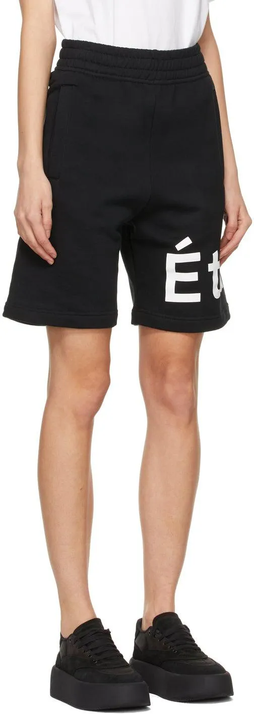 Ã‰tudes Black Tempera Shorts