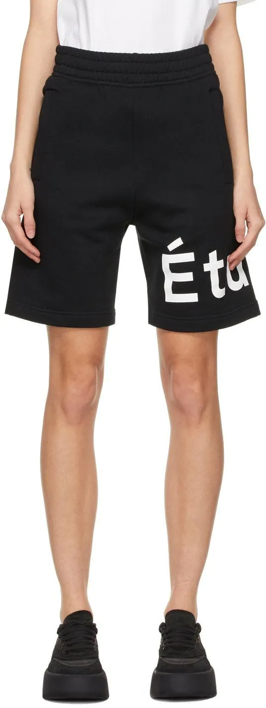 Ã‰tudes Black Tempera Shorts
