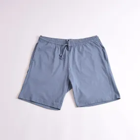 Uskees Teal Blue Drawstring Jersey Shorts
