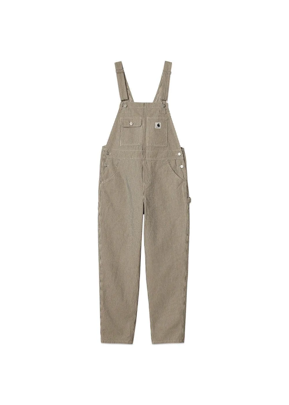 W Haywood Bib - Haywood Stripe, Wax / Black Rinsed