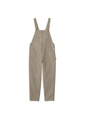 W Haywood Bib - Haywood Stripe, Wax / Black Rinsed