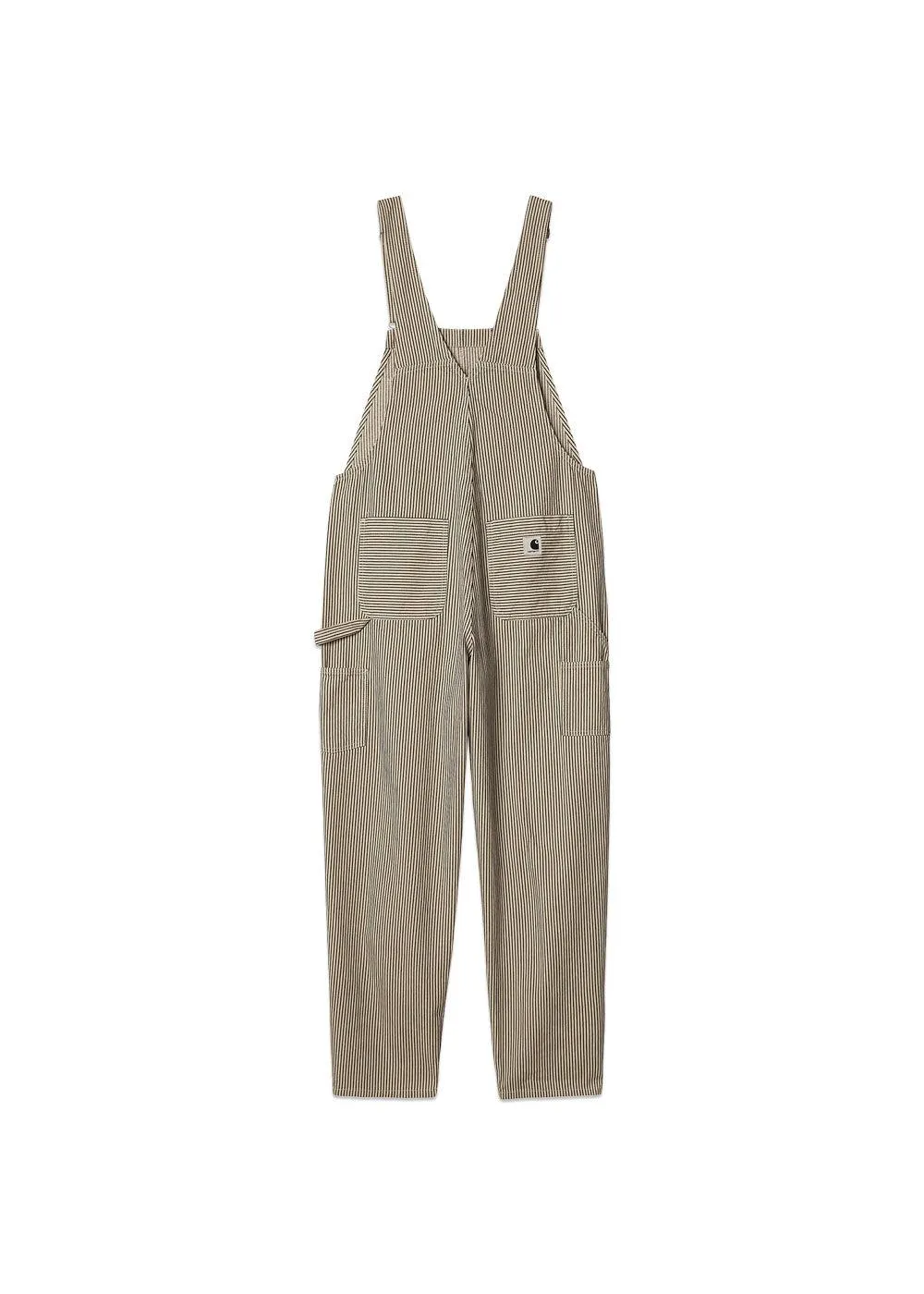 W Haywood Bib - Haywood Stripe, Wax / Black Rinsed
