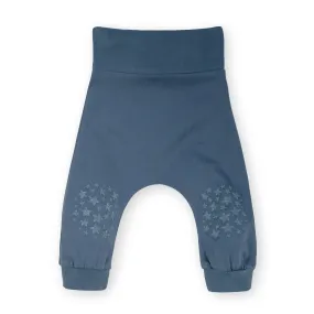 Washed Navy Crawling Harem Pant in 100% Organic Cotton