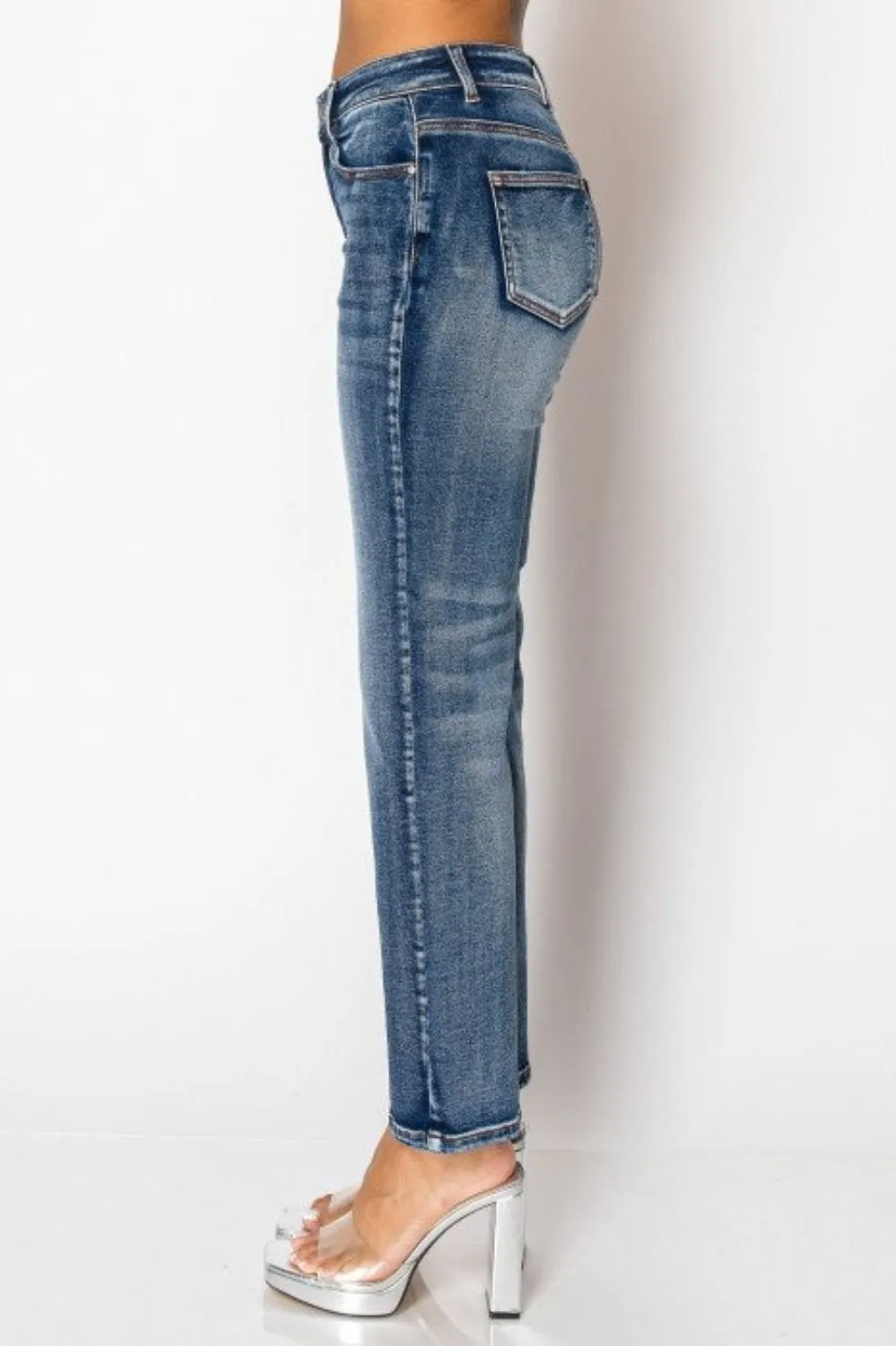 Wax Jean - Potassium Wash Straight Jeans - 90369