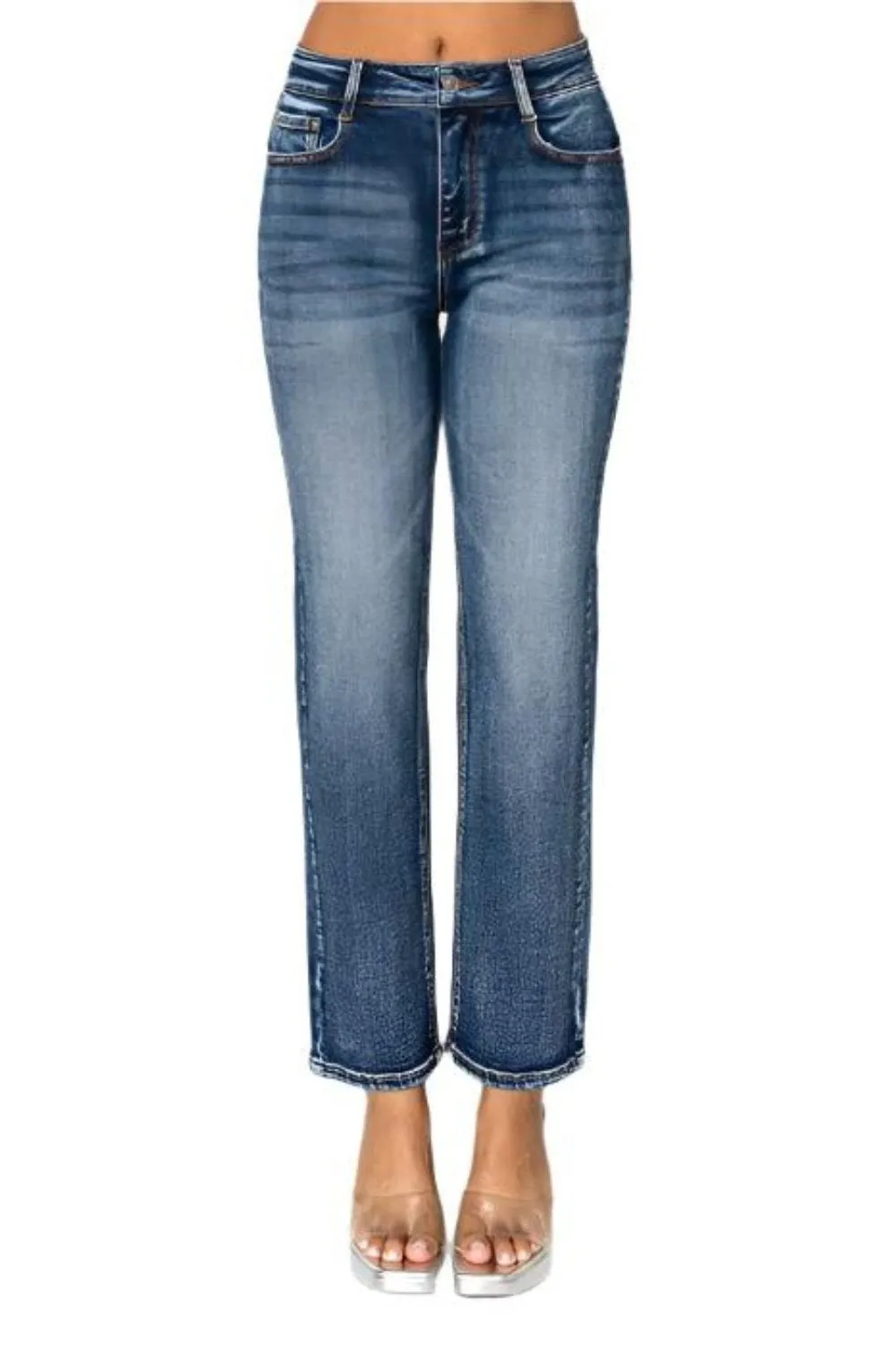 Wax Jean - Potassium Wash Straight Jeans - 90369