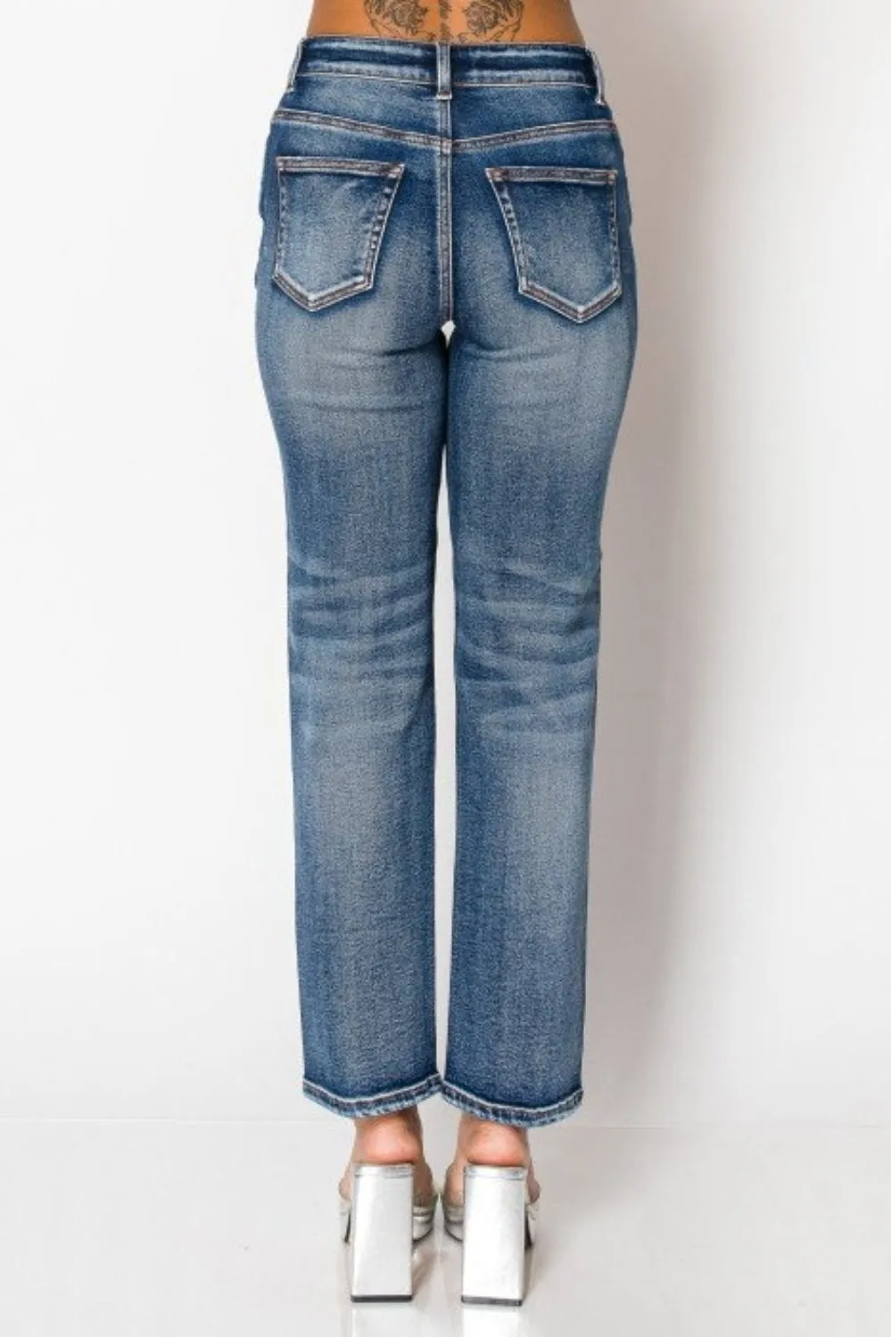 Wax Jean - Potassium Wash Straight Jeans - 90369