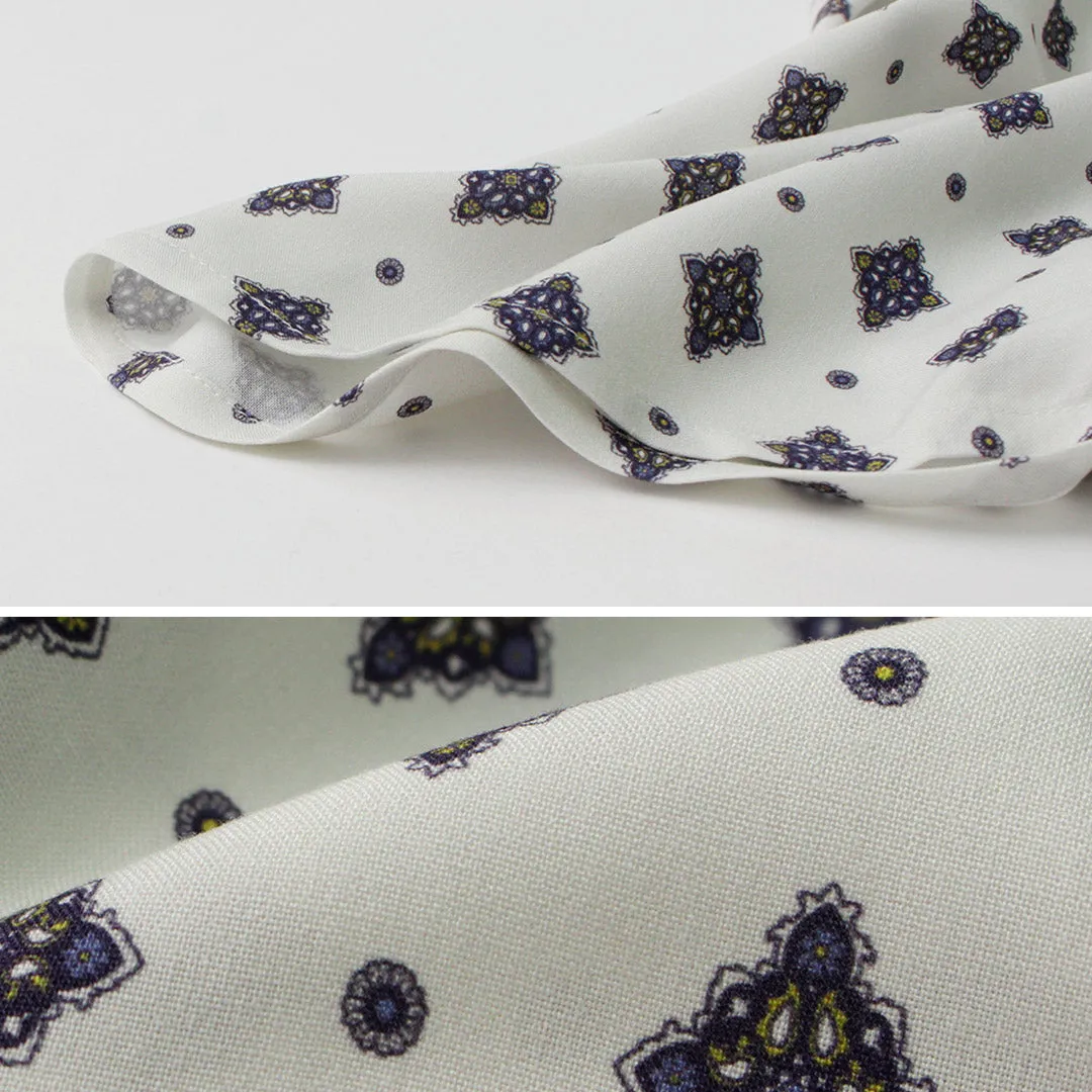 WAX LONDON / Didcot Short Sleeve Shirt Ditsy Tile