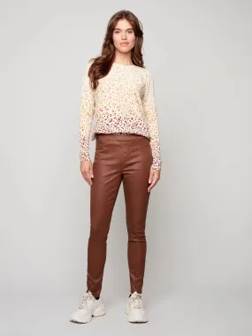 WAX TWILL PULL ON PANT
