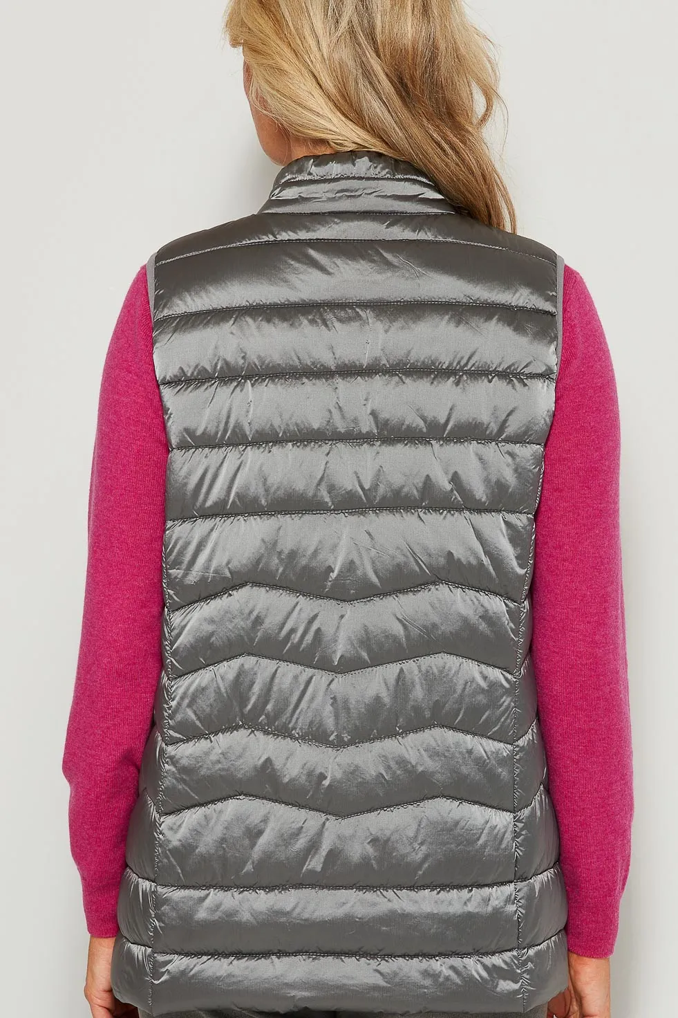 WINTER SKYLINE PADDED ZIP UP VEST