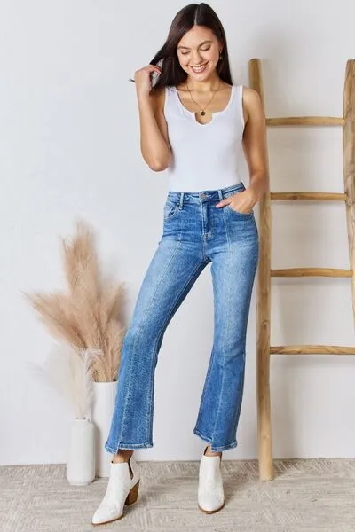 Women's Zenana Microfiber Notched Sleeveless Bodysuit