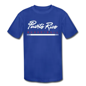 Youth Puerto Rico Basketball Microfiber Tee